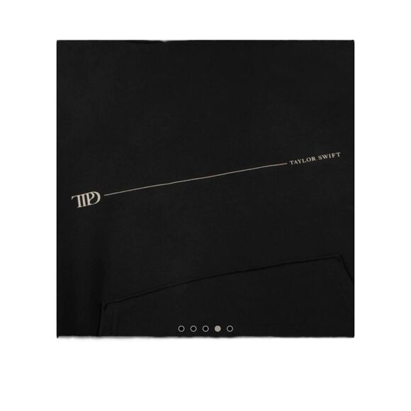 Taylor Swift New With Tags The Tortured Poets Department Black Medium - Picture 4 of 5